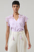 Finna Lace Tassel Tie Top